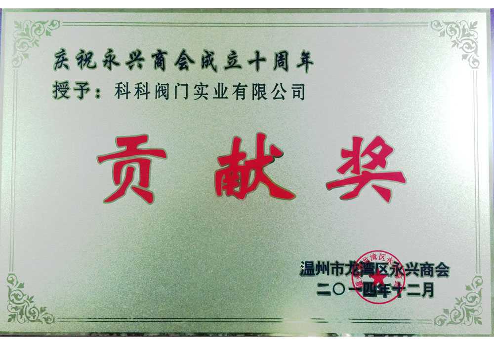 貢獻(xiàn)獎